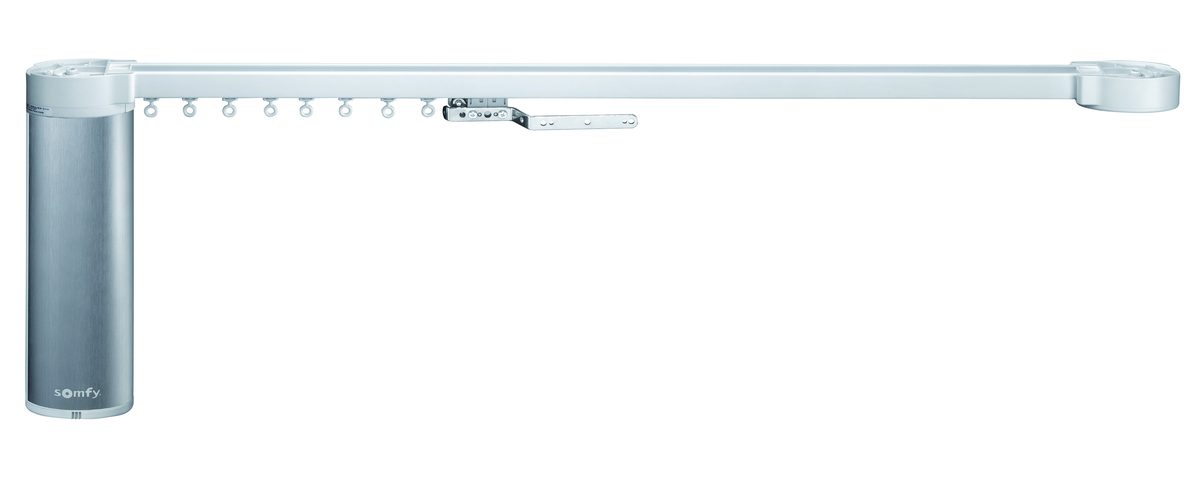 Somfy Glydea drapery track motor with carriers